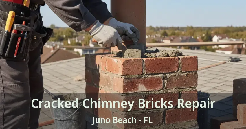 Cracked Chimney Bricks Repair Juno Beach - FL