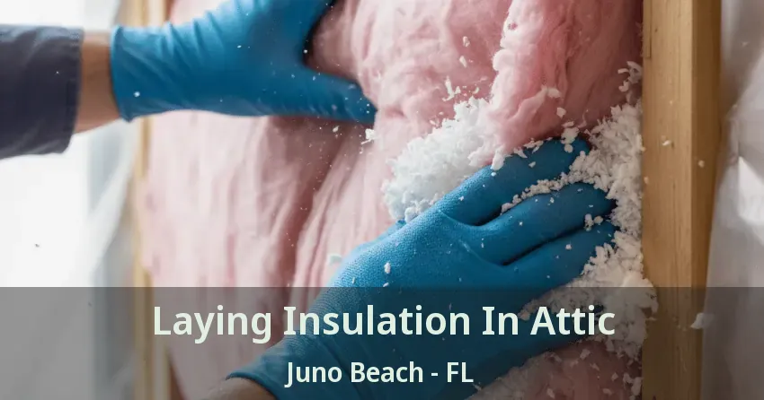 Laying Insulation In Attic Juno Beach - FL